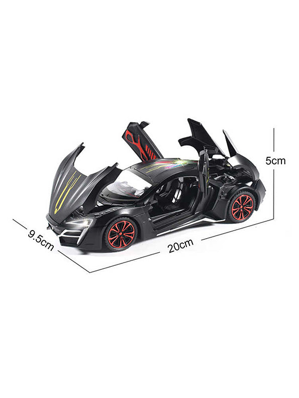 Lykan Hyper sport Model 1:24 Scale Diecast Car - Black Metal Collectible | TV-O-24 TV-O-24 - Toyloft