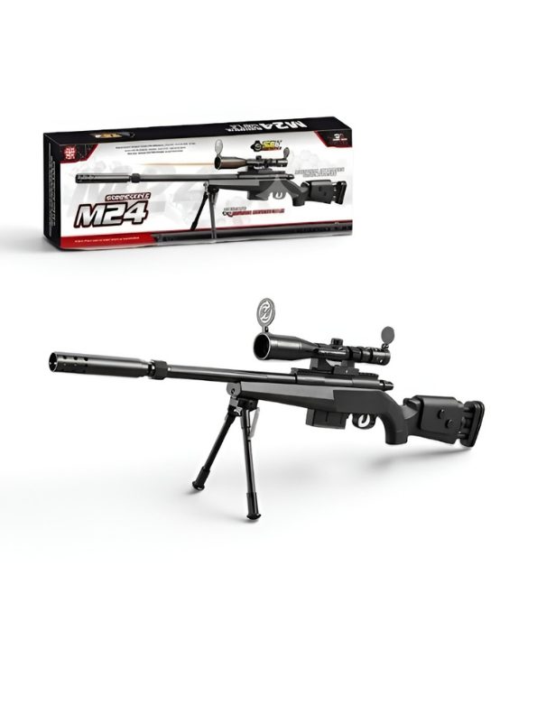 M24 Bolt-Action Sniper Rifle Toy Blaster LMI16806.