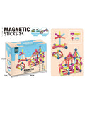 Magnetic Building Sticks Blocks Toys 80 Pcs (NXL-10) - Toyloft