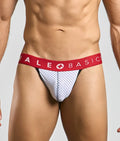 Malebasics Spot Jockstrap -White-