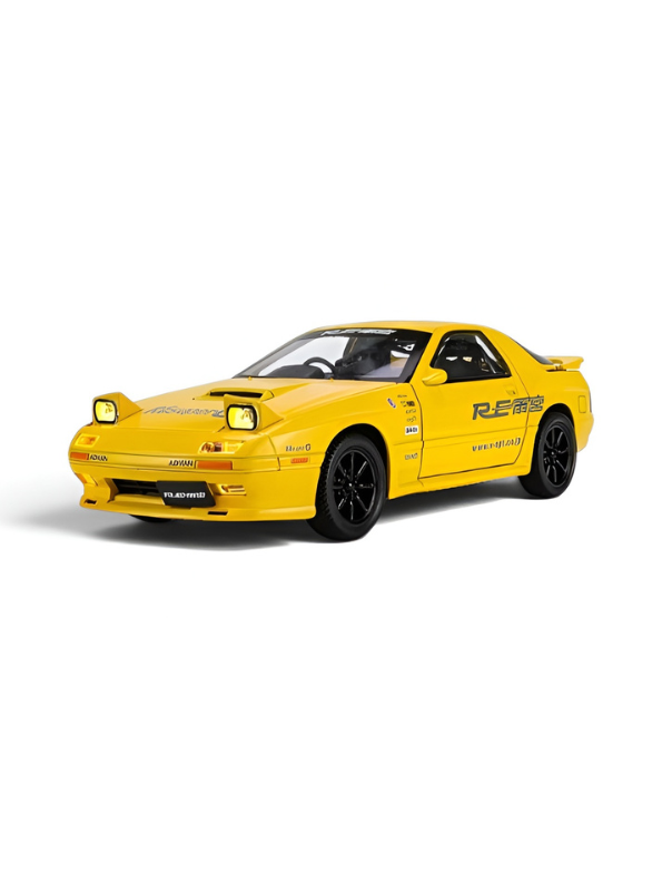 Mazda RX-7 FC3S Diecast Model Car 1:24 Scale Collectible Metal Car TV6217.