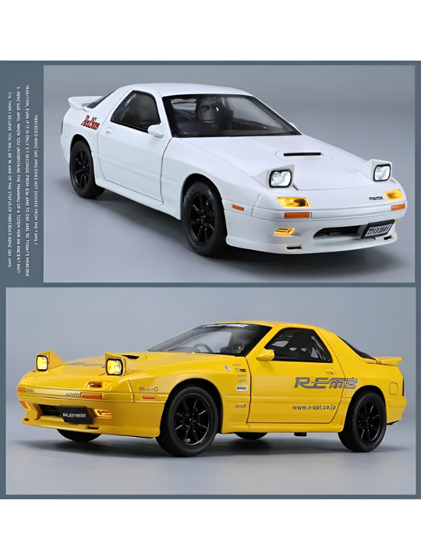 Mazda RX-7 FC3S Diecast Model Car 1:24 Scale Collectible Metal Car TV6217.