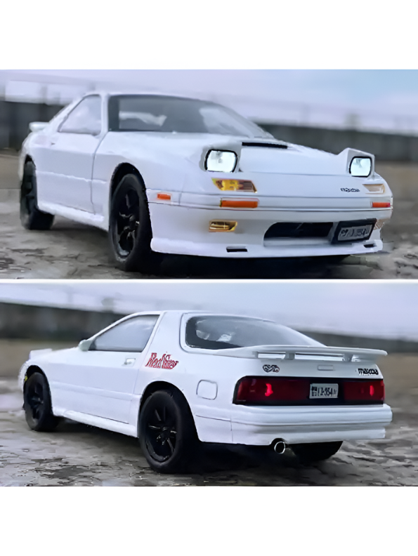 Mazda RX-7 FC3S Diecast Model Car 1:24 Scale Collectible Metal Car TV6217.