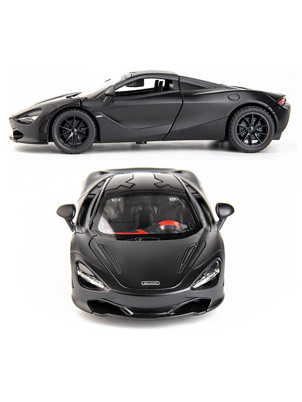 McLaren 720s Metal Model Diecast Car - Black Scale 1:32 (T-M-15) - Toyloft