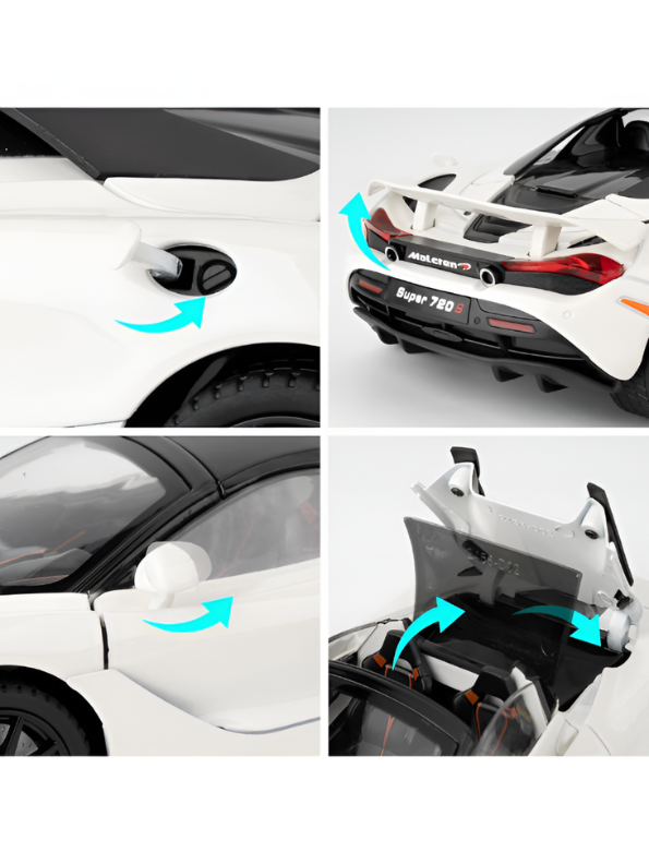 McLaren 720S Metal Model Diecast Car 1:32 Scale LMI15391.