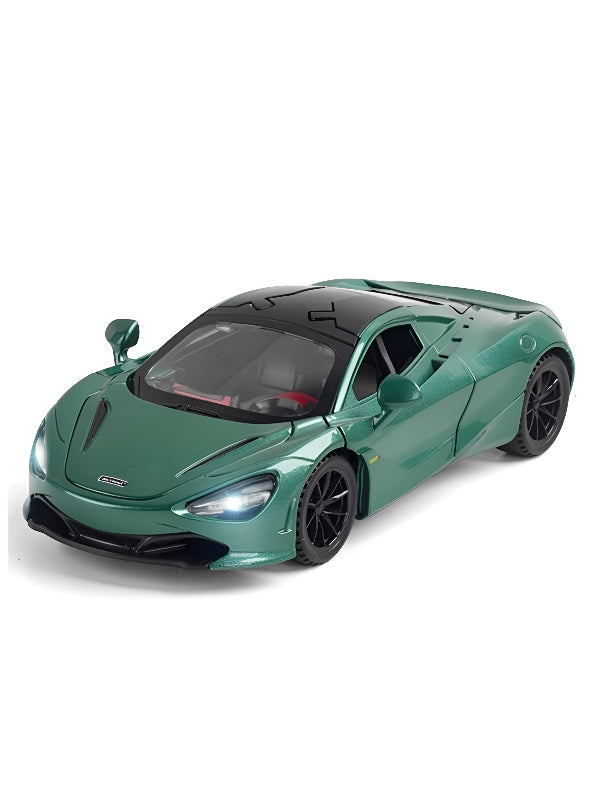 McLaren 720s Model Metal Diecast Car - Green Scale 1:32 (T-M-15) - Toyloft