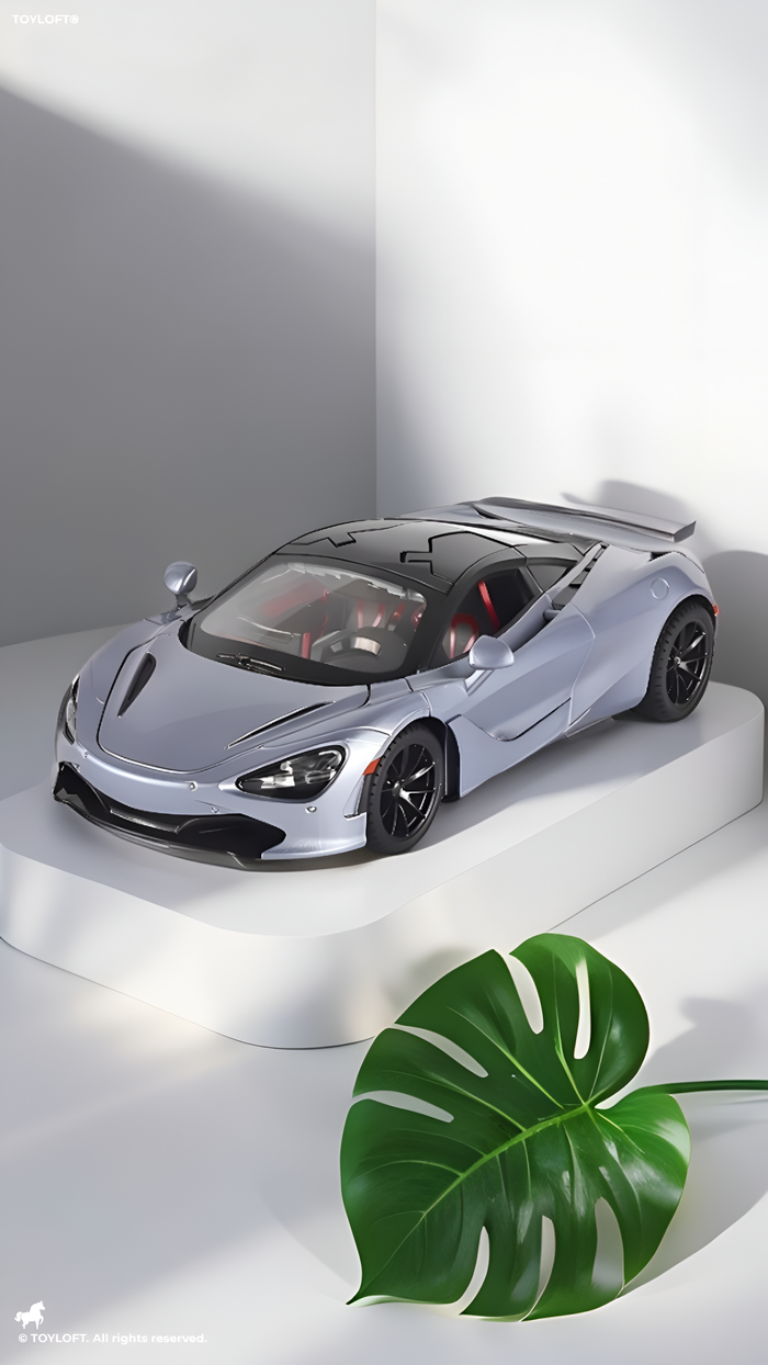 McLaren 720s Model Metal Diecast Car - Purple Scale 1:32 (T-M-15) - Free Car Inside.