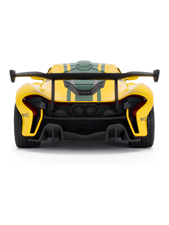 McLaren P1 GTR Diecast Car 1:22 Scale | Yellow Metal Alloy Model Racing Car MD584