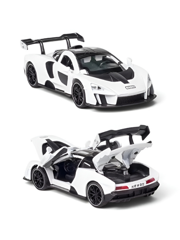McLaren Senna Diecast Model Car | 1:32 Scale Alloy Diecast Car with Acrylic Display Box MD564