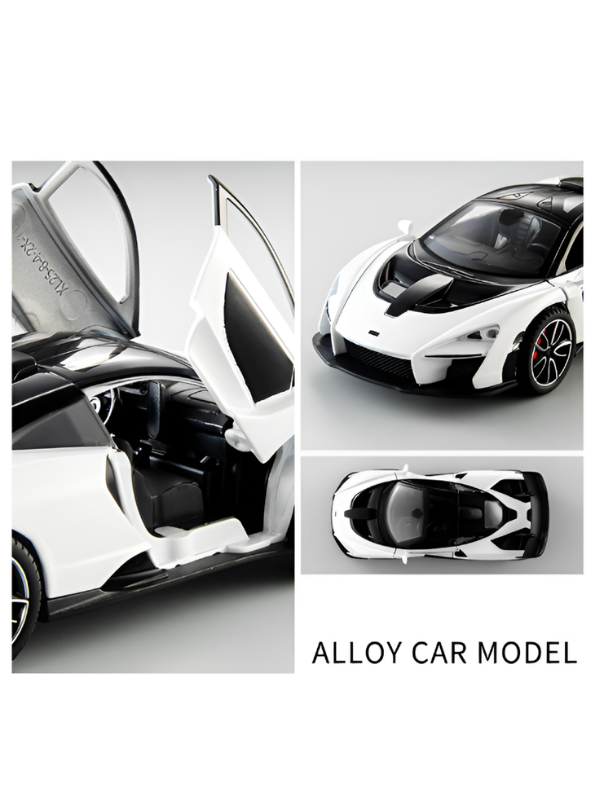 McLaren Senna Diecast Model Car | 1:32 Scale Alloy Diecast Car with Acrylic Display Box MD564