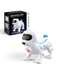 Mechanical Robot Puppy Toy – Walking Electronic Dog with Music and Colorful LED Lights TV7126