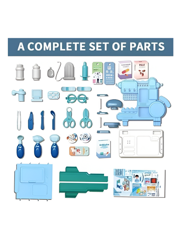 Medical Station Playset for Kids with 42 Accessories | Pretend Play Doctor Kit MD560