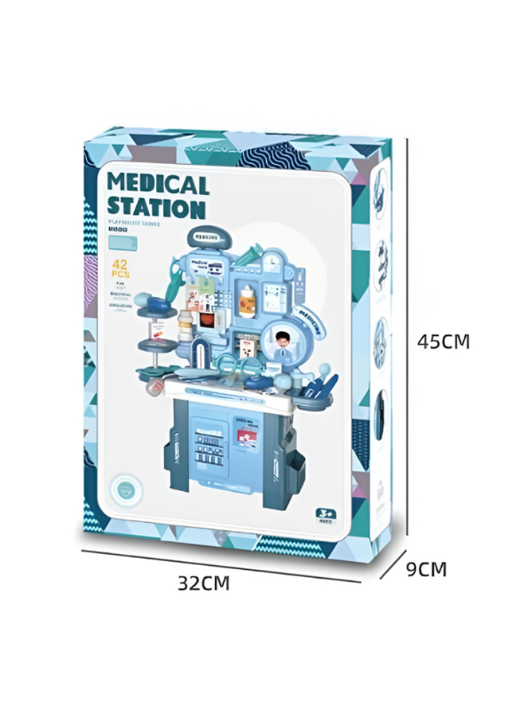Medical Station Playset for Kids with 42 Accessories | Pretend Play Doctor Kit MD560