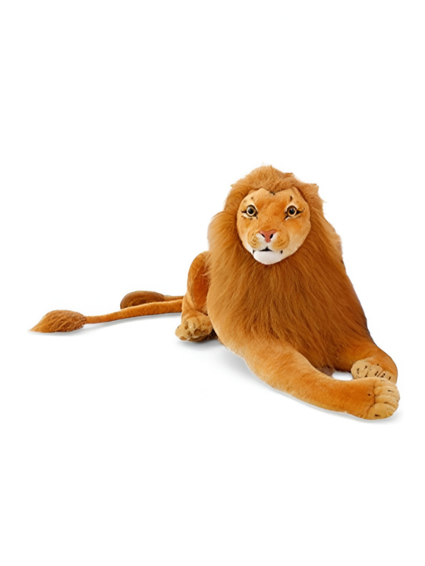 Medium Lion Plush Toy – Realistic Simba Stuffed Animal Soft Toy ST2112.