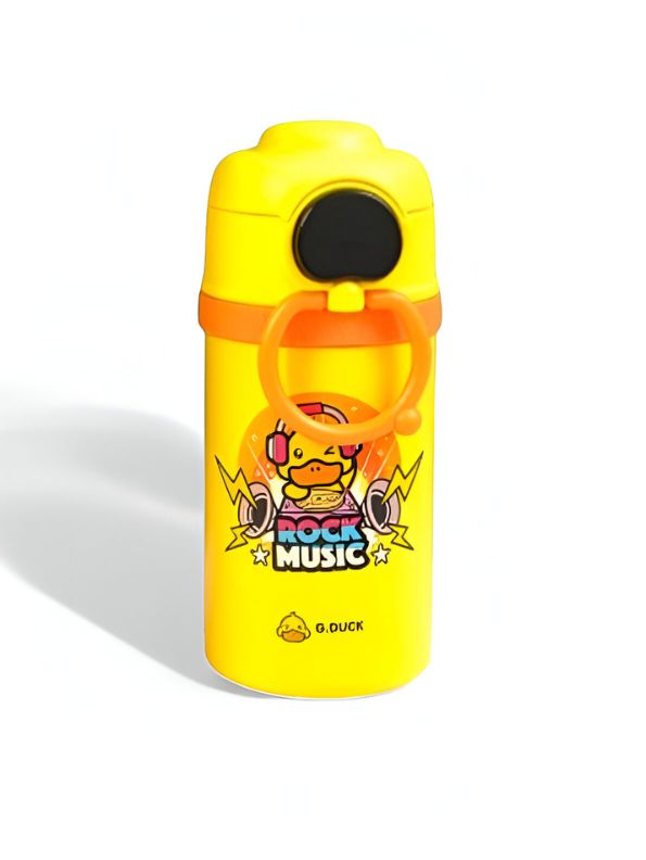 Meloduck - DuckySip - Cute Duck Water Bottle for Kids | 550ml with Temperature Display | BPA-Free & Leakproof NOV8342.