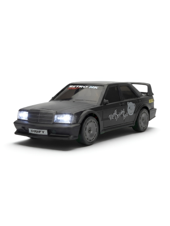 Mercedes-Benz 190E Evo RC Drift Car with LED Lights & Remote Control MD574