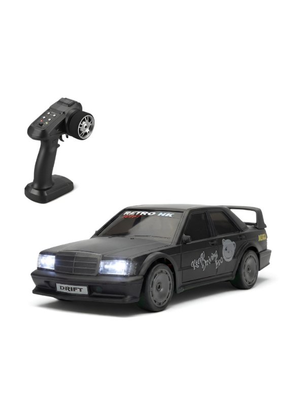 Mercedes-Benz 190E Evo RC Drift Car with LED Lights & Remote Control MD574