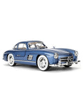 Mercedes Benz 300 SL Gullwing Metal Diecast Car Scale 1:24 - Blue (TV-S-24) - Toyloft