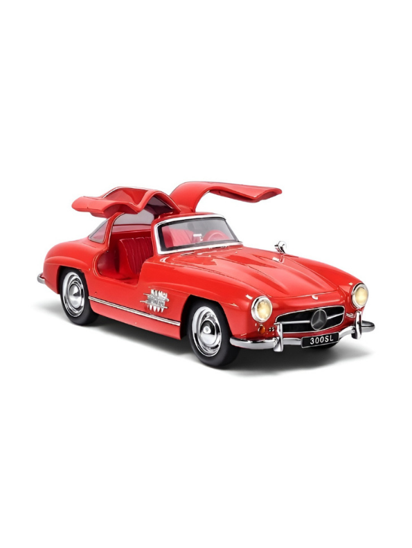 Mercedes-Benz 300SL Diecast Alloy Model Car 1:32 Scale with Acrylic Display Box MD26
