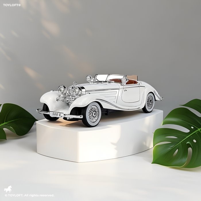 Mercedes Benz 500K Model 1:24 Scale Diecast Car - Metal Collectible LMI15664