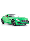 Mercedes Benz AMG GT Road Race Metal Model Diecast Car - Green - TV-S-24 - Toyloft