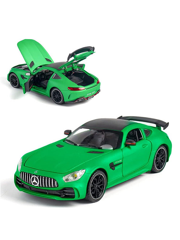 Mercedes Benz AMG GT Road Race Metal Model Diecast Car - Green - TV-S-24 - Toyloft