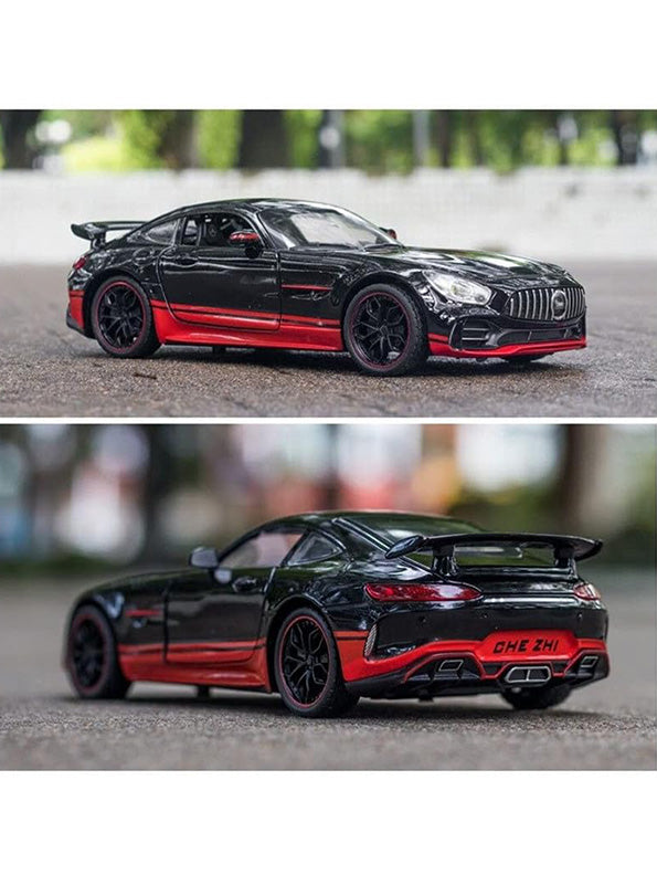 Mercedes Benz AMG GT Road Racing Metal Model Diecast Car - Red - Scale 1:32 - N-NX-24 - Toyloft