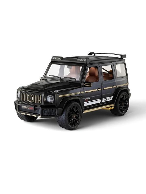 Mercedes-Benz G-Wagon Diecast SUV Model Car 1:18 Scale Collectible Car Black TV4744.