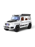 Mercedes-Benz G-Wagon Diecast SUV Model Car 1:18 Scale Collectible Car White TV4744.