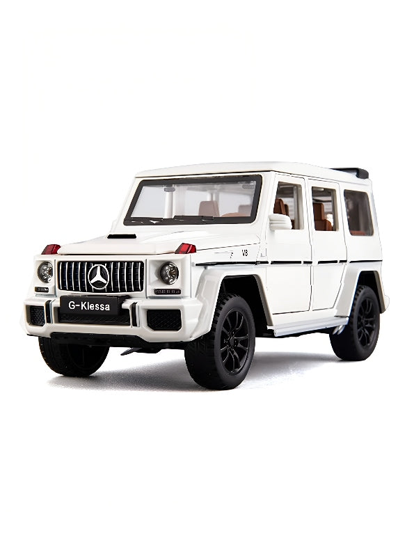 Mercedes Benz G55 Metal Model Diecast Car - White (TV-May-13) - Toyloft
