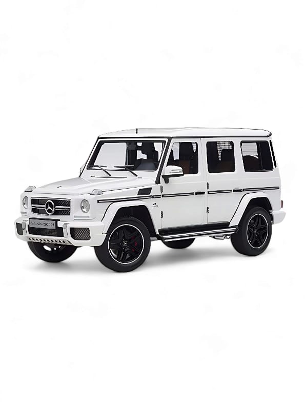 Mercedes Benz G55 Metal Model Diecast Car - White (TV-May-13) - Toyloft