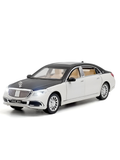 Mercedes Benz Maybach S600 Metal Model Diecast Car - 1:24 Scale White LMI14224
