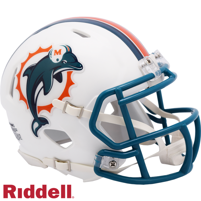 Miami Dolphins Helmet Riddell Replica Mini Speed Style 1997-2012 T/B-0