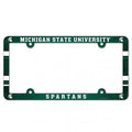 Michigan State Spartans Plastic Full Color License Plate Frame