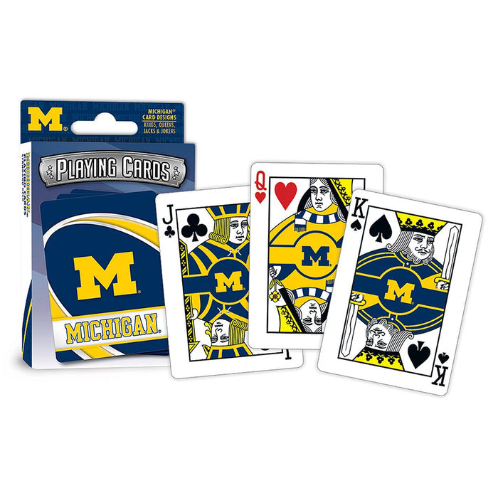 Michigan Wolverines Playing Cards Logo-0