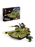 Military Building Block Tank Model - 391-Piece Construction Set for Kids TV6699