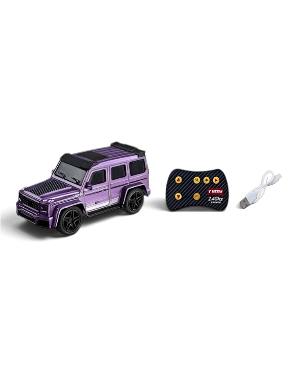 Mini 1:64 Mercedes-Benz Alloy Remote Control Car with Acrylic Display Box MD4.