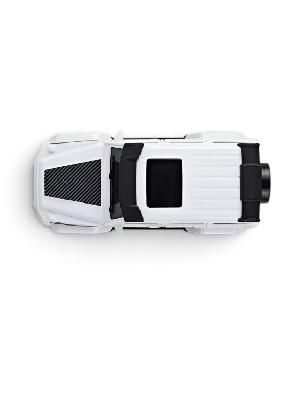 Mini 1:64 Mercedes-Benz Alloy Remote Control Car with Acrylic Display Box White MD4.
