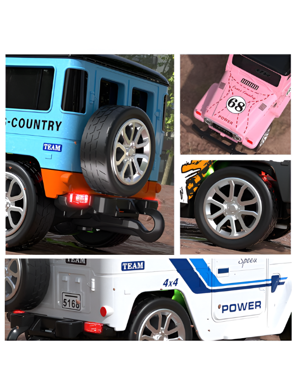 Mini 1:64 Scale RC Off-Road Land Cruiser Toy Car Pink TV5716.