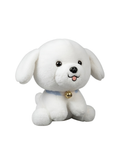 Mini Puppy Dog Plush Toy 8 Inch – Cute Soft Stuffed Animal White ST13208.