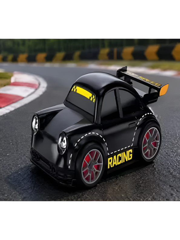 Mini RC Drift Racing Car with LED Headlights – Black 2.4GHz Remote Control Pocket Sports Car Toy with Drifting Action MD558
