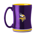 Minnesota Vikings Coffee Mug 14oz Sculpted Relief Team Color-0
