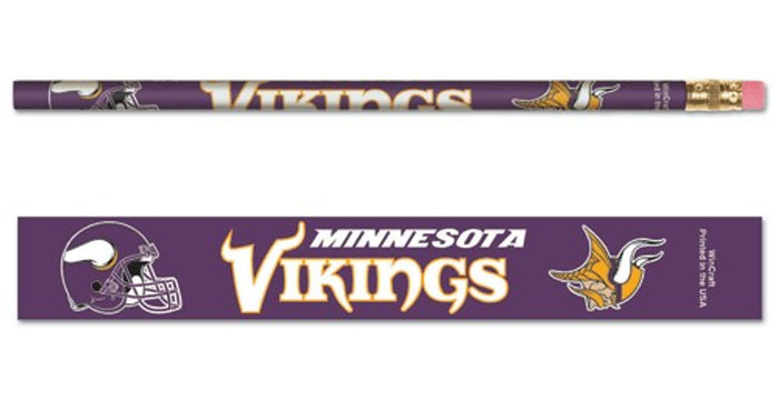 Minnesota Vikings Pencil 6 Pack-0