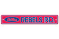 Mississippi Rebels Sign 4x24 Plastic Street Style - Special Order-0