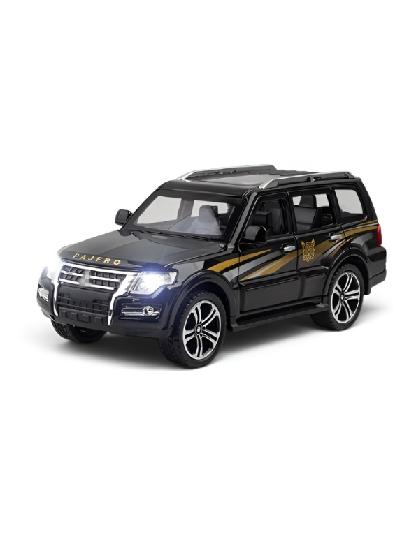 Mitsubishi Pajero Diecast Car 1:32 Scale Metal Alloy Collectible Car Black TV6952.