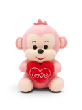 Monkey Plush with "Love" Heart – 10-Inch Stuffed Soft Valentine’s Day & Anniversary Gift ST15753