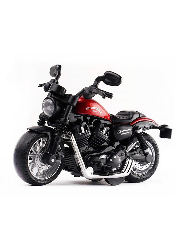 Motorbike Metal Diecast Model - Red (MD-18) - Toyloft