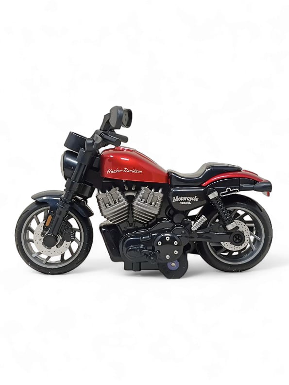 Motorbike Metal Diecast Model - Red (MD-18) - Toyloft