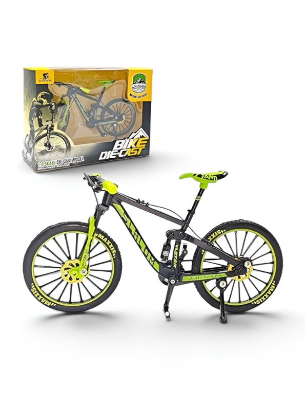 MTB Replica with Realistic Design Mountain Bike Model 1:8 Scale - Green.