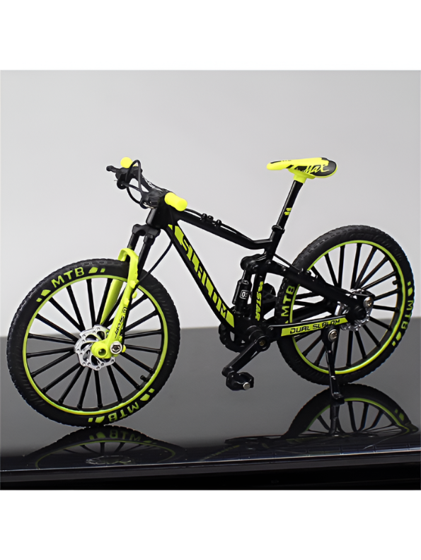 MTB Replica with Realistic Design Mountain Bike Model 1:8 Scale - Green.